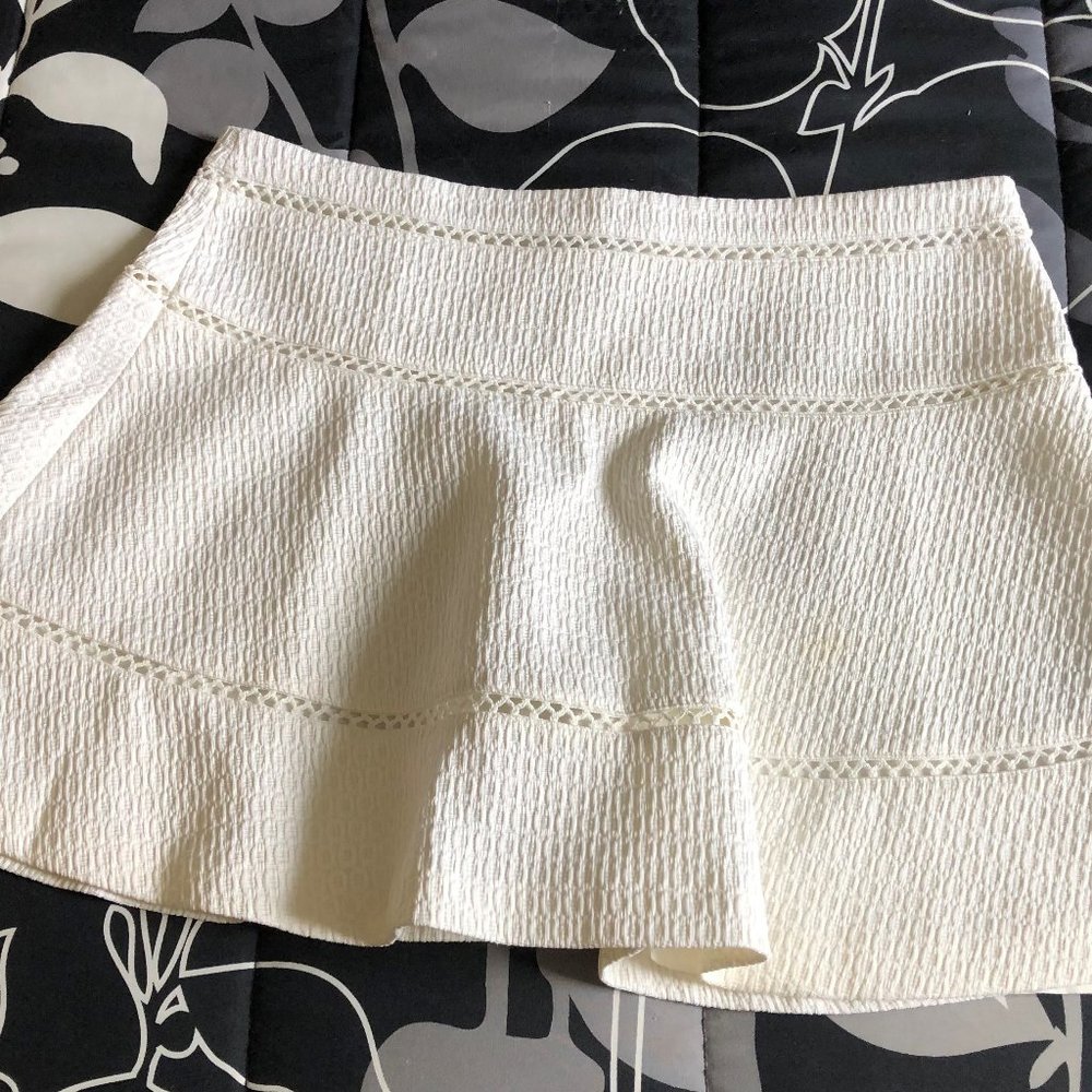 White Banana Republic Skater Skirt